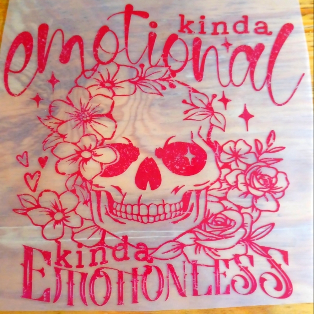 Kinda emotional dtf transfer